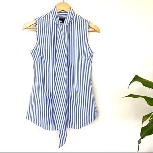 Banana Republic sleeveless button down shirt